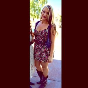 Country Floral Mini Dress